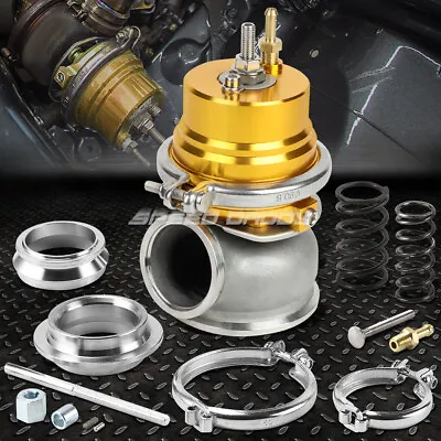 Universal External 12-psi 60mm Turbo/charger V-band Wastegate Wg W/spring Gold • $64.86