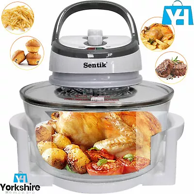 12l 1300w Halogen Oven Convection Cooker Air Fryer Fast Health Cooking No Oil • £46.75