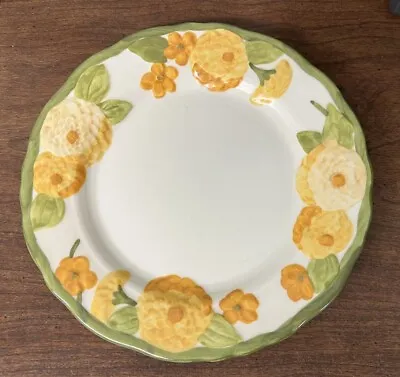 Metlox Poppytrail Sculptured Zinnia 7-1/2  Salad Plate • $4.46