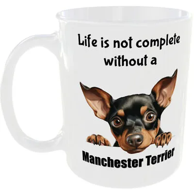 Manchester Terrier Mug Dog Breed Owner Gift My Coffee Tea Cup Pet Lovers Canine • £9.99