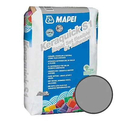 Mapei Keraquick Rapid Set Flex S1 Adhesive (20kg Bag) • £30.14