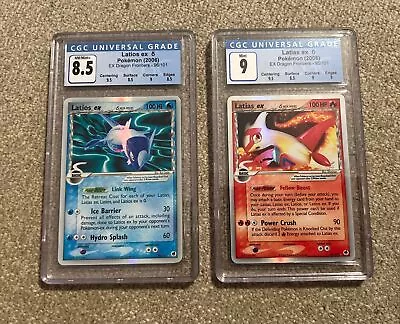 Pokemon Latias And Latios 96/101 95/101 EX Dragon Frontiers  2006 CGC 8.5 And 9 • $299.99