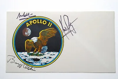 Apollo 11 Signed Unused Cover 1969. Neil Armstrong Buzz Aldrin Michael Collins • $11389.99