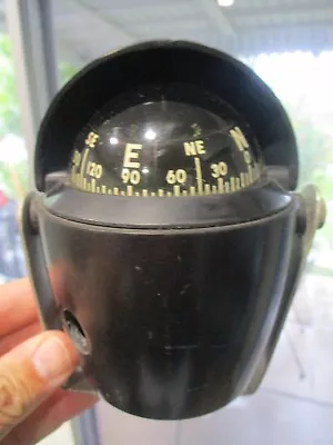 Vintage Airguide Marine Compass Working Chicago USA Made With Mount • $37.90