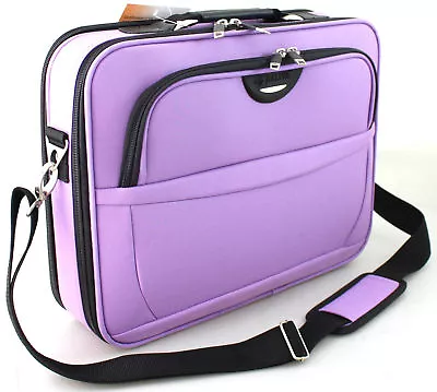 Executive 17  Laptop Bag Case Briefcase Shoulder Bag Office Travel Cabin Office • £21.99