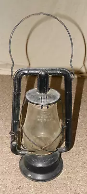 Antique Dietz NY USA Monarch Lantern With Clear Glass Globe Take A LOOK !!!!! • $19.99