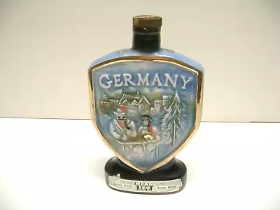 Jim Beam 1970 Germany East West Map Whiskey Decanter Bottle - Vintage • $24.99