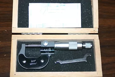 Digital Micrometer 0-1” Range In Original Wood Box • $26