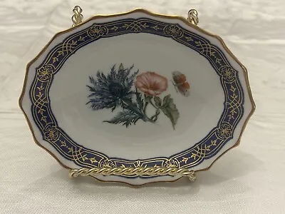 Merian By Mottahedeh Service Oval Silver Tray 5 5/8  (Thistle) New • $20