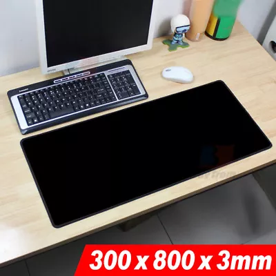 800X300X3MM Gaming Mouse Pad Desk Mat Extended Anti-slip Rubber Speed Mousepad • $12.99