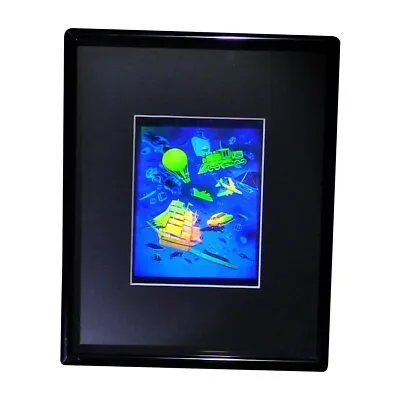 3D Travel Hologram Picture (FRAMED) Collectible EMBOSSED Type Film • £110.94