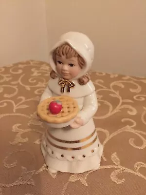 Lenox Thanksgiving Pilgrim Girl Figurine • $45