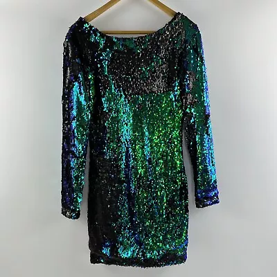 Haoduoyi Women’s Dress Size XL Sequin Bodycon Party Short Length  • $22