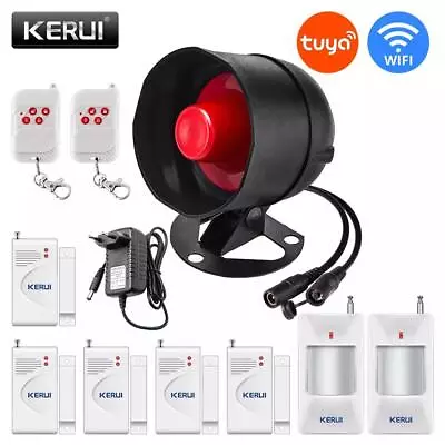 $14.39 • Buy Smart WIFI Wireless Security Alarm System Siren Home Burglar Motion Detector