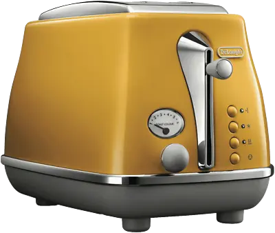 $149 • Buy DeLonghi Icona Capitals Yellow 2 Slice Breakfast Toaster CTOC2003Y