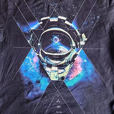 Imaginary Foundation Astronaut Trippy Colorful Galaxy Graphic Black Larg T-Shirt • $9.95