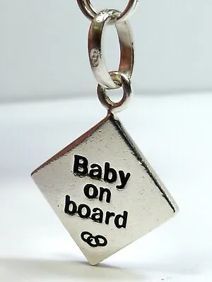 Links Of London Silver Baby On Board Charm Sweetie Bracelet Genuine Ll Hallmark • £24.95