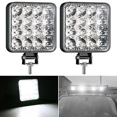 3.4  LED Work Light Bar Spot Lights Driving Fog Lamp Offroad SUV Truck 12V 2x • $14.99