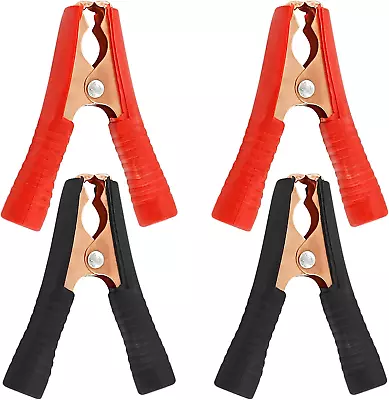 4Pcs 100A Insulated Alligator Clips Electrical Heavy Duty Alligator Clamps • $12.57