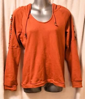 Venus Sweatshirt Hoodie Orange Size-M Shoulder/Arm Detail • $8