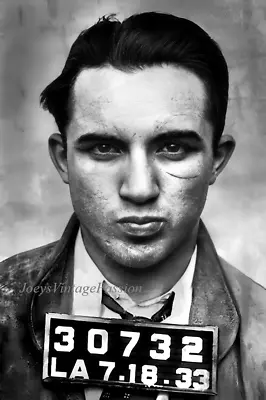 1930's MICKEY COHEN Mugshot American Gangster Crime Family  4 X6  Reprint MC1 • $6.63