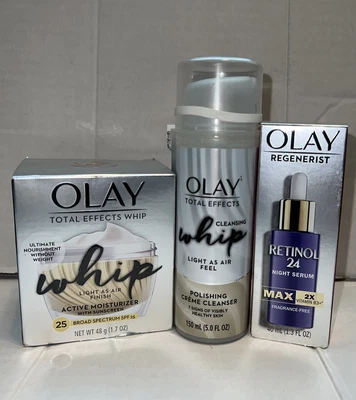$40.50 • Buy Olay Total Effects Cleansing Whip Polishing Creme Cleanser.