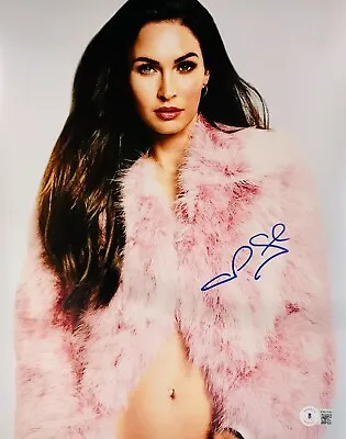 Megan Fox Sexy Authentic Signed 11x14 Photo Pink BAS Beckett Witnessed • $98.98
