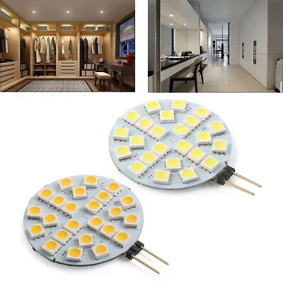 DC12V G4 Socket 24 LED Light Bulb Lamp 5050 SMD LED Fit Car Truck Landscaping • £6.35