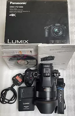 Panasonic Lumix Dmc-fz1000 4k 20.1mp Digital Bridge Camera. Boxed With Manual • £329