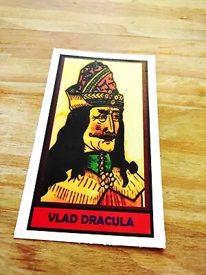VLAD DRACULA PRAYER CARD Tepes The Impaler Card HOLY RELIC Vampire • $2.99
