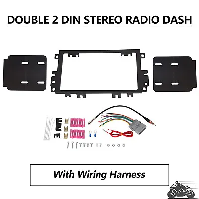 $16.99 • Buy Double DIN Radio Stereo Dash Kit W/ Wire Harness For Chevy GMC Pontiac Suzuki