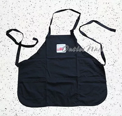 CND Shellac Apron -  I Love CND Shellac  - Nail Salon Black Apron Ship In 24H • $10.85