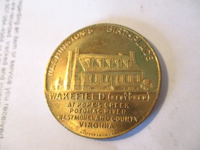 $12.50 • Buy 1732-1932 GEORGE WASHINGTON BICENTENNIAL GOLD COIN Whitehead & Hoag WAKEFIELD VA