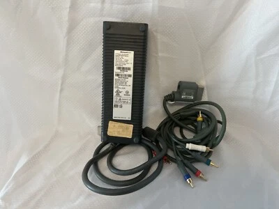 $26.88 • Buy Microsoft XBOX 360 203W Power Supply Brick & Composite Cable Bundle - 4D