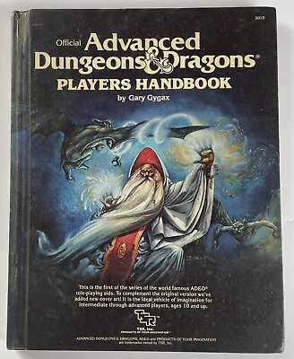 $130 • Buy Official Advanced Dungeons & Dragons Players Handbook, Gary Gygax (1978) Vintage