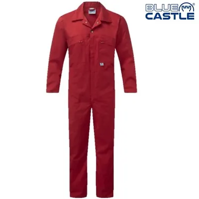 £27.99 • Buy Blue Castle Zip Front Coveralls Mens 34-60  Chest Workwear Overalls Boilersuit