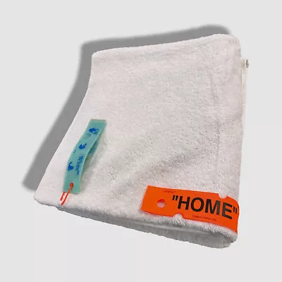 $210 Off-White White Swimming Man Logo Monogram Shower Pool Bathroom Spa Towel • $67.18