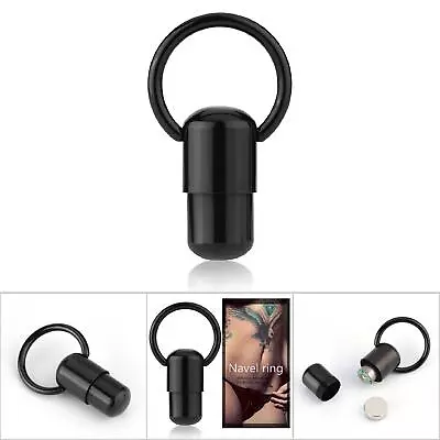 $9.08 • Buy Vibrating Tongue/Belly Rings Studs Barbell Stainless Body Piercing Jewelry FOD