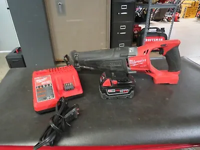 Milwaukee 2720-20 M18 Fuel Sawzall Reciprocating Saw + Battery+Charger • $139.99