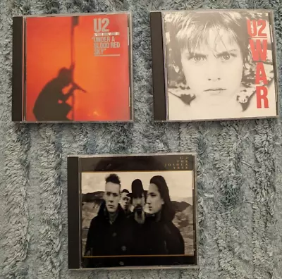 U2 Lot Of 3: War (Oct-1990) Joshua Tree  U2 Live Under A Blood Red Sky • $3.66