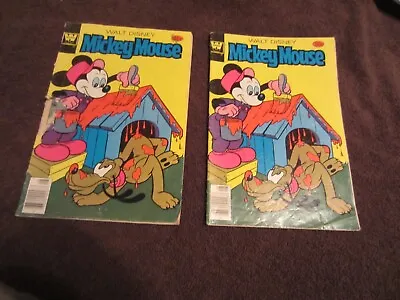 Vintage QUANTITY TWO Walt Disney Mickey Mouse Comic Magazines 1959 • $1.49