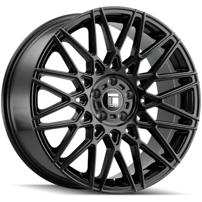 $225.99 • Buy Touren TR78 18x8 5x112 +40mm Gloss Black Wheel Rim 18  Inch