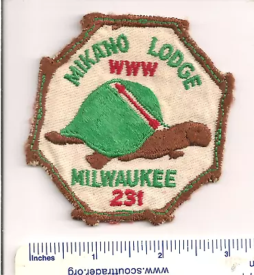 Mikano  Lodge231  X1   Odd Shape Patch  Bsa Oa • $67.19