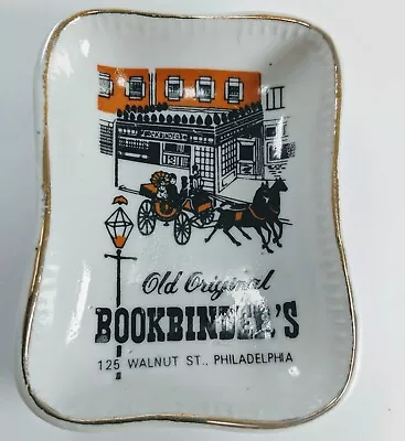 Old Original Bookbinders Restaurant Philadelphia Pa Candy Dish Ashtray • $4