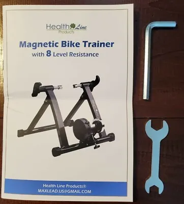 Magnetic Bike Trainer With 8 Level Resistance Portable 27 -29  Noise Reduction  • $65