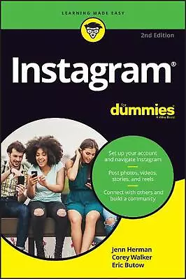 Instagram For Dummies By Jenn Herman (English) Paperback Book • $37.42
