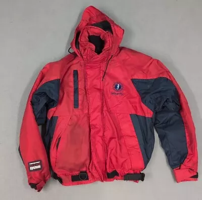 Mustang Survival Flotation Jacket MJ6224 Bomber Red Small USCG Integrity Life  • $79.97