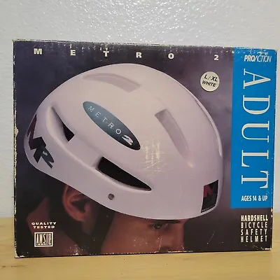 New Vintage Metro M Bicycle Helmet Adult Size L/XL White FREE SHIPPING  • $36.99