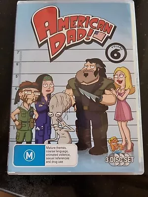 American Dad : Season 6 (Box Set DVD 2010) 3 Discs PAL Region 4 • $3