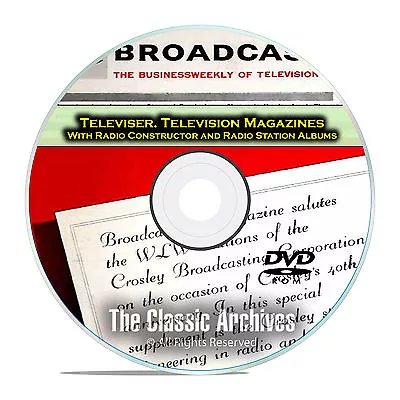 Radio-TV Station Albums Radio Constructor 651 Old Time Radio Magazines DVD E56 • £7.91